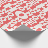 Ho Ho Ho Jokes Pattern Santa Gezegde Ho Ho Chris Cadeaupapier (Hoek)