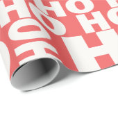 Ho Ho Ho Jokes Pattern Santa Gezegde Ho Ho Chris Cadeaupapier (Rol Hoek)