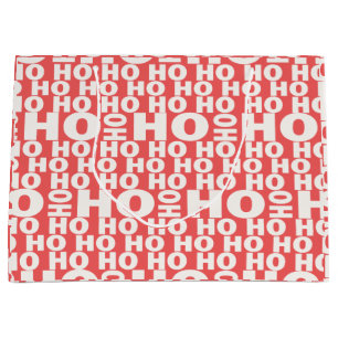 Ho Ho Ho Jokes Pattern Santa Gezegde Ho Ho Chris Groot Cadeauzakje
