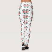 Ho Ho Ho! Jolly Holiday Cheer kerst Leggings (Achterkant)