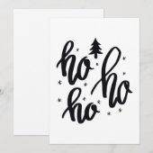 ho ho ho Karte Feestdagenkaart (Voorkant / Achterkant)