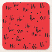 Ho ho ho kartonnen onderzetters (Voorkant)