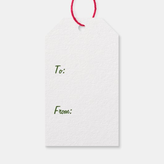 Ho Ho Ho Katten Vrolijk Kerstfeest Cadeaulabel (Achterkant)