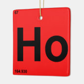 Ho Ho Ho Keramisch Ornament (Links)