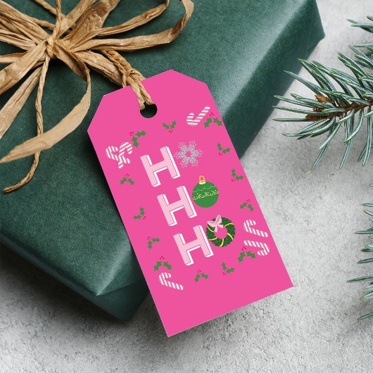Ho Ho Ho Kerst Cadeaus Custom Name Cadeaulabel