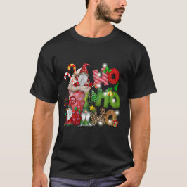 Ho Ho Ho Kerst Gnoom IJsliefhebber T-shirt