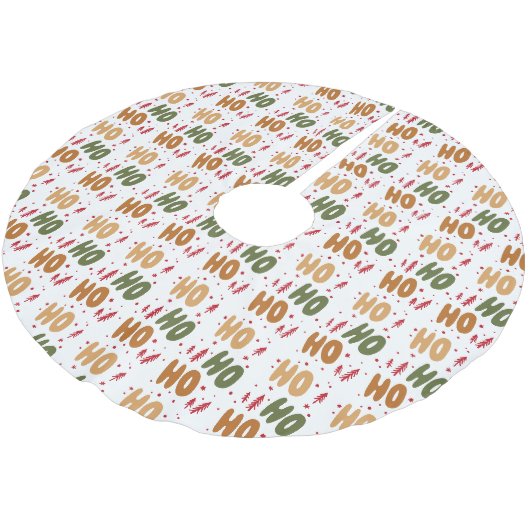 Ho Ho Ho Kerst Kerstboom Rok (Gekanteld)