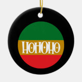 Ho Ho Ho - Kerst Ornament (Voorkant)