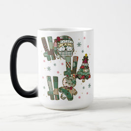 Ho Ho Ho Kerst Patchwork Magische Mok