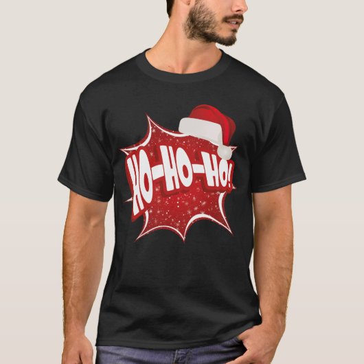 Ho Ho Ho | Kerst Pet Modern T-shirt (Voorkant)