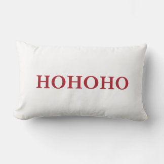 HO-HO-HO, Kerst, Santa's lach Sierkussen Kussen