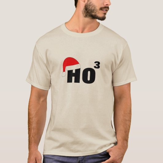 Ho Ho Ho Kerst t-shirt (Voorkant)