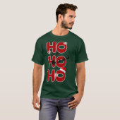 HO HO HO Kerst T-Shirt (Voorkant volledig)