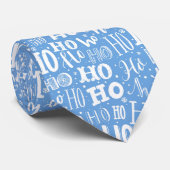 Ho Ho Ho Kerst Typografie Nekdas Stropdas (Opgerold)