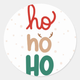 Ho Ho Ho Kerst vinyl sticker