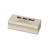 Ho Ho Ho Kerstboodschap Rubberstempel (Stempel)