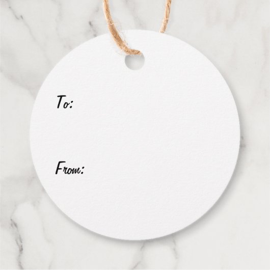 Ho Ho Ho kerstboom - Label met cadeaus (Achterkant)