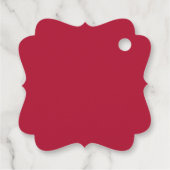 Ho Ho Ho kerstcadeaubonade met feestdag Label (Achterkant)