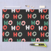 Ho Ho Ho-kerstcadeaupapier Tissuepapier (Craft)