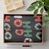 Ho Ho Ho-kerstcadeaupapier Tissuepapier (Geschenk)