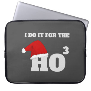 Ho Ho Ho   kerstcadeautje voor sms-feestdag Laptop Sleeve