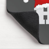 Ho Ho Ho | kerstcadeautje voor sms-feestdag Muismat (Hoek)