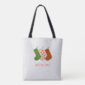 Ho! Ho! Ho! kerstCanvas tas (Achterkant)