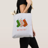Ho! Ho! Ho! kerstCanvas tas (Dichtbij)