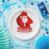 Ho ho ho kerstfeest Santa papier bord (Feest)
