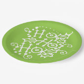 Ho Ho Ho Kerstfeestdag Borden Papieren Bordje (Gekanteld)