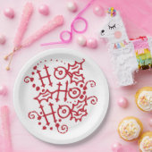 Ho Ho Ho Kerstfeestdag Borden Papieren Bordje (Feest)