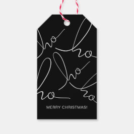 Ho Ho Ho Kerstfeestdag cadeau Label Cadeaulabel
