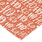 Ho Ho Ho Kerstfeestdag Chic Modern Korte Tafelloper (Hoek)