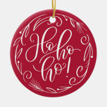 Ho Ho Ho Kerstfeestdag keramisch decoratief decor