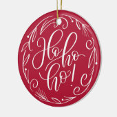 Ho Ho Ho Kerstfeestdag keramisch decoratief decor Ornament (Links)