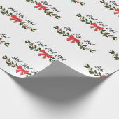 Ho! Ho! Ho! kerstinpakpapier Cadeaupapier (Hoek)