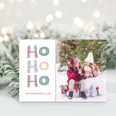 Ho Ho Ho Kerstkaart Briefkaart