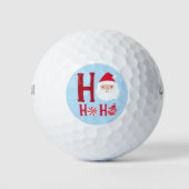 Ho Ho Ho Kerstkerstkerstkerstkerstman Golfballen (Voorkant)