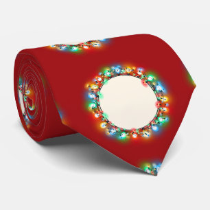 Ho Ho Ho Kerstlampen Stropdas