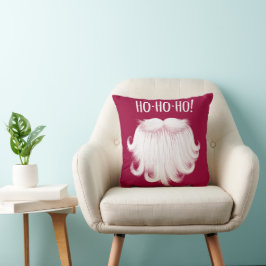 Ho Ho Ho Kerstman Baard Kerstvakantie Kussen