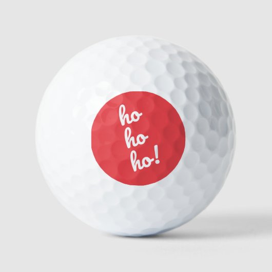 Ho Ho Ho! Kerstman Ho Kerstmis Golfballen (Voorkant)