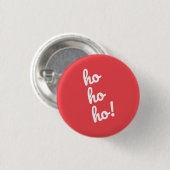 Ho Ho Ho! Kerstman Ho Kerstmis Ronde Button 3,2 Cm (Voorkant /achterkant)