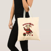 Ho Ho Ho Kerstman Hoed Kerstmis Kerstgeit Tote Bag (Voorkant (product))