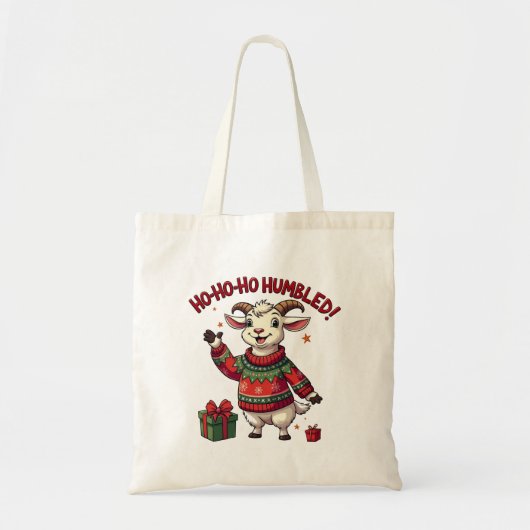 Ho Ho Ho Kerstman Hoed Kerstmis Kerstgeit Tote Bag (Voorkant)