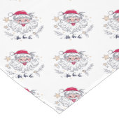 Ho Ho Ho Kerstman Medium Tafelloper (Hoek)