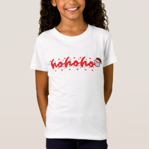 Ho Ho Ho Kerstman Moderne Minimalist T-shirt