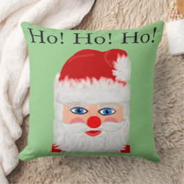 Ho Ho Ho Kerstman Personaliseer Familienaam Kussen