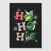 Ho Ho Ho Kerstman Schildpadden Kerstboomversiering (Voorkant)