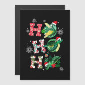 Ho Ho Ho Kerstman Schildpadden Kerstversiering Dec (Voorkant / Achterkant)