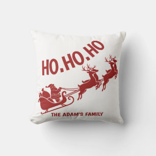 Ho Ho Ho Kerstman slee van Kerstmis Kussen
